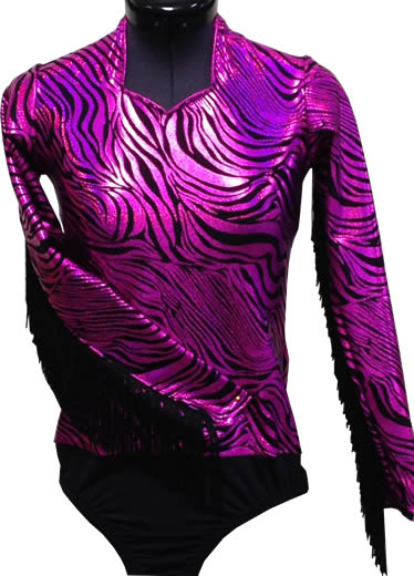 Fuchsia Metallic Zebra