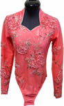 Absolutely Gorgeous Coral Lace Shirt